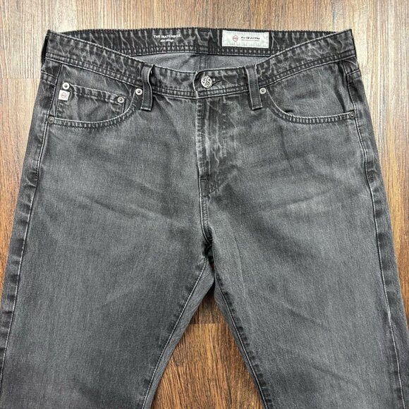 Adriano Goldschmied  The Matchbox Slim Straight Jeans Washed Black Men’s Size 33 - Picture 3 of 12